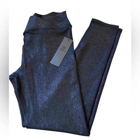 Mono B Leather Look Crossover Large Leggings NWT - Picture 1 of 7